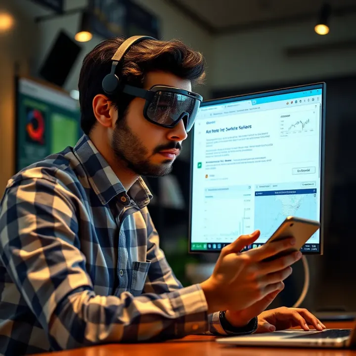 Quotex Online Help and Troubleshooting User accessing online help resources and FAQs for troubleshooting common platform issues