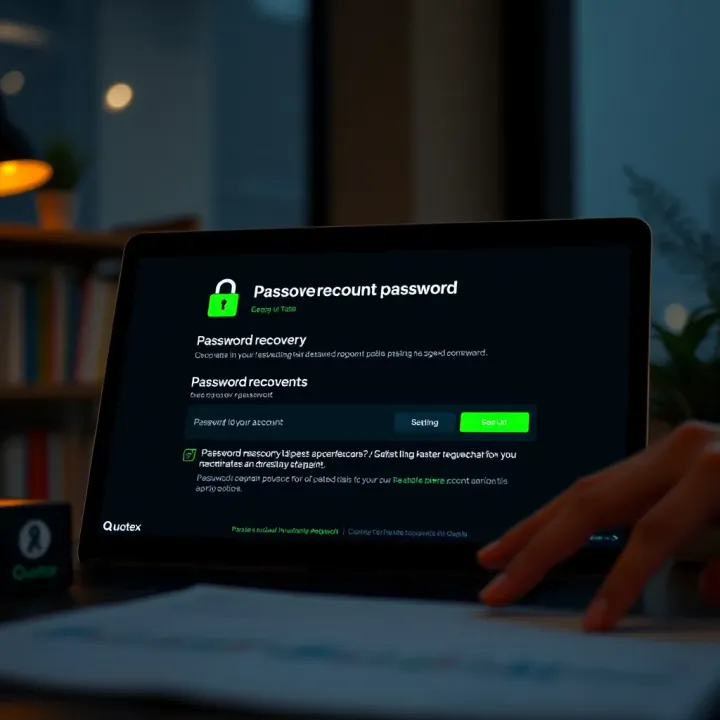 Recovering Your Quotex Account Password Illustration of password recovery options on Quotex platform