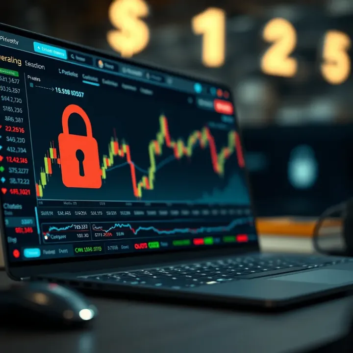 QuoteX Platform Advantages and Security Measures for Traders Graphical representation of trading performance and security protocols on QuoteX platform