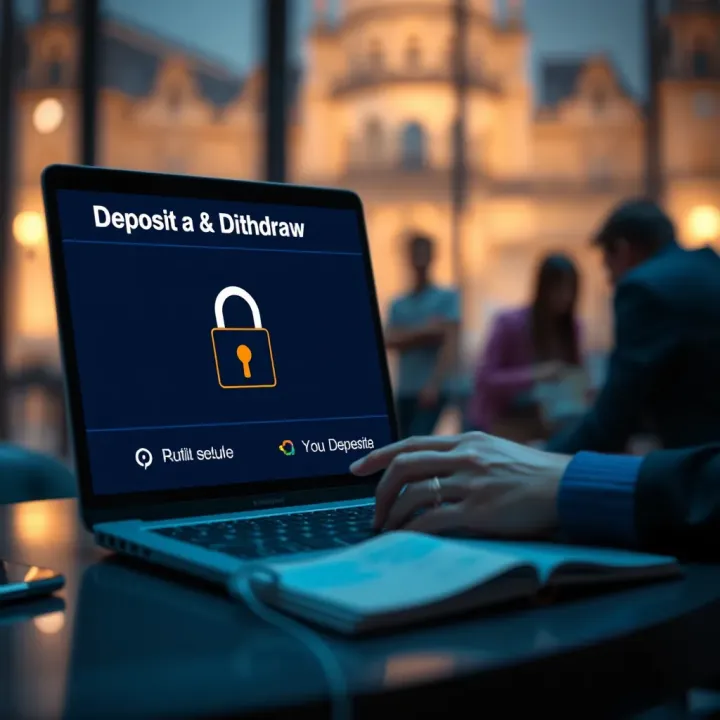 Secure Deposit and Withdrawal Options on Quotex Illustration of secure online transactions representing Quotex deposit and withdrawal methods