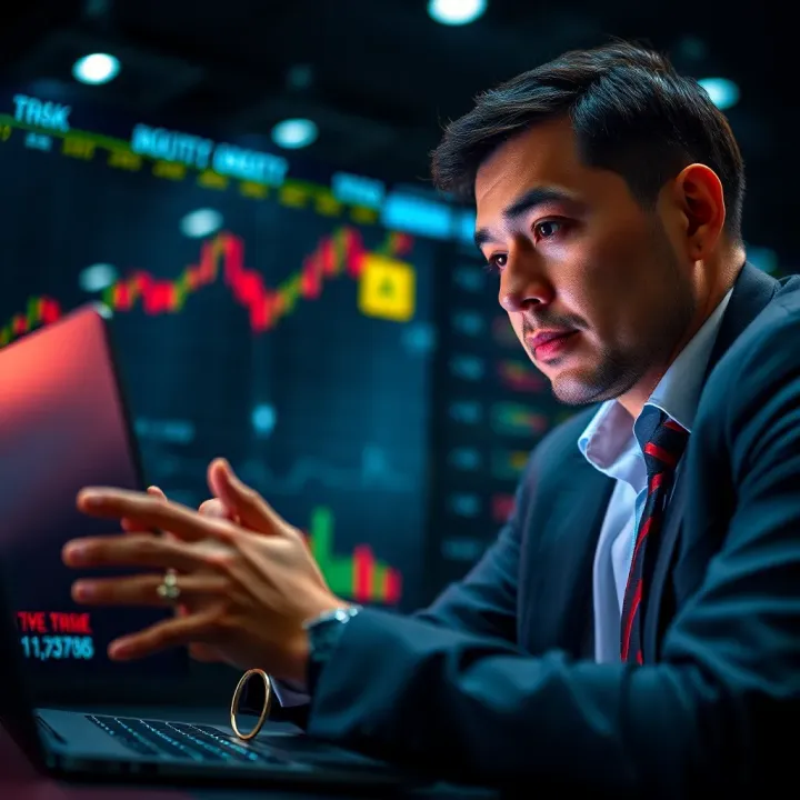 Illustration of safe trading practices with secure platforms and regulated brokers