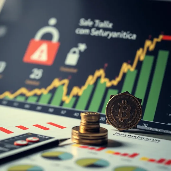 Implementing Risk Management for Secure Quotex Operations Safe trading concept with risk management symbols and secure growth chart