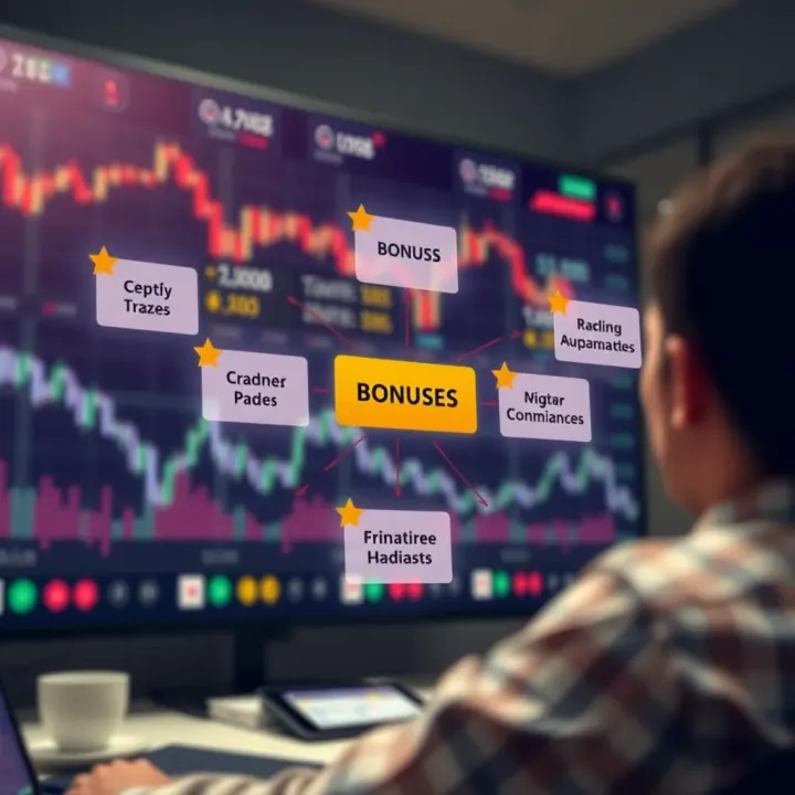 Types of Bonuses Available on Quotex Platform Diagram illustrating various types of bonuses offered by Quotex platform